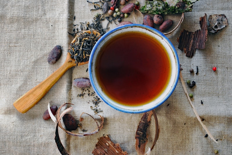 Cup of ginger chai